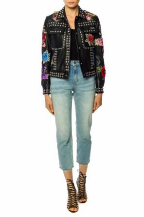 Patched leather jacket, zdjęcie 2 Patched leather jacket od Philipp Plein
